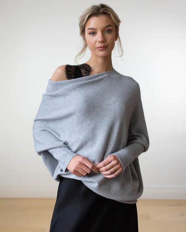 ✨Asymmetric Draped Jumper💥